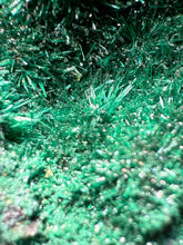 Load image into Gallery viewer, Brochantite Collector Mineral Specimen – Vivid Green Copper Crystals from Morocco
