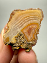 Load image into Gallery viewer, Polished Malawi Agate Half – High-Grade African Banded Agate Display Specimen
