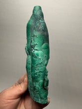 Load image into Gallery viewer, 7.1” High-Grade Malachite Stalactite “Cave” Formation | DR Congo | Mineral Collector Specimen
