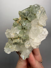 Load image into Gallery viewer, Chlorite-Included Quartz Cluster (Green Phantom Quartz) – Pakistan Mineral Specimen
