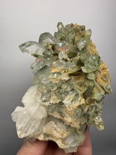 Load image into Gallery viewer, Chlorite-Included Quartz Cluster (Green Phantom Quartz) – Pakistan Mineral Specimen
