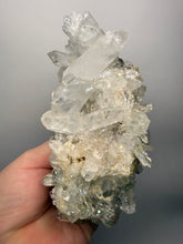 Load image into Gallery viewer, Chlorite-Included Quartz Cluster (Green Phantom Quartz) – Pakistan Mineral Specimen
