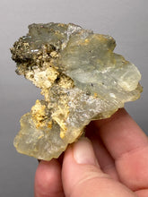 Load image into Gallery viewer, High-Grade Blue Barite with Iron Pyrite | Sidi Lahcen Mine, Nador, Morocco
