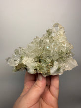 Load image into Gallery viewer, Chlorite-Included Quartz Cluster (Green Phantom Quartz) – Pakistan Mineral Specimen
