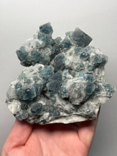 Load image into Gallery viewer, Premium Natural Blue Fluorite on Quartz Matrix

Collector Mineral Specimen – Inner Mongolia, China

Xianghualing Mine, Hunan Province, China
