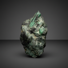 Load image into Gallery viewer, Emerald Variety Green Beryl on Matrix | Northern Bahia, Brazil | Collector Mineral Display Specimen
