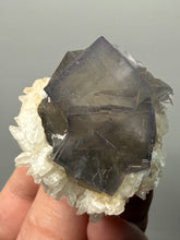 Load image into Gallery viewer, Isometric Fluorite &amp; Scalenohedral Calcite Specimen | Pakistan Mineral Collector Display Piece
