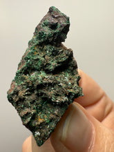 Load image into Gallery viewer, Brochantite Collector Mineral Specimen – Vivid Green Copper Crystals from Morocco
