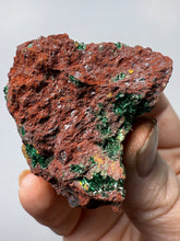 Load image into Gallery viewer, Brochantite Collector Mineral Specimen – Vivid Green Copper Crystals from Morocco
