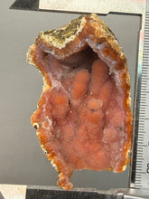Load image into Gallery viewer, “Goblin Chalcedony” Pink &amp; Orange Druzy Botryoidal Stalactites — Tichka Massif, High Atlas, Morocco
