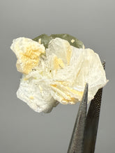 Load image into Gallery viewer, Dark Green Cap Stak Nala Tourmaline and Cleavelandite – Haramosh Mountains, Pakistan | Thumbnail Specimen
