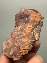 Load image into Gallery viewer, Natural Botryoidal Goethite on Amethyst Cluster | Collector Mineral Specimen | Morocco

