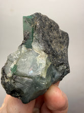 Load image into Gallery viewer, Emerald Variety Green Beryl on Matrix | Northern Bahia, Brazil | Collector Mineral Display Specimen
