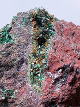 Load image into Gallery viewer, Brochantite Collector Mineral Specimen – Vivid Green Copper Crystals from Morocco
