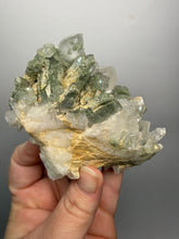 Load image into Gallery viewer, Chlorite-Included Quartz Cluster (Green Phantom Quartz) – Pakistan Mineral Specimen

