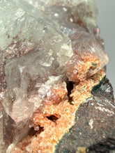 Load image into Gallery viewer, Lustrous Apophyllite over Red Heulandite (Zeolite Pocket) — Deccan Traps, Maharashtra, India
