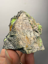 Load image into Gallery viewer, High-Grade Green Wavellite Collectors Specimen - Radiating Botryoidal Crystal Formation - Arkansas, USA
