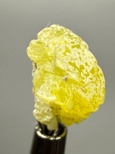 Load image into Gallery viewer, Vibrant Yellow Brucite Thumbnail Mineral Specimen | Collector Crystal from Killa Saifullah District in Balochistan Province, Pakistan
