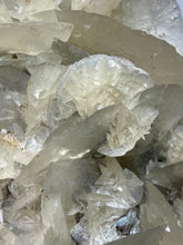 Load image into Gallery viewer, LARGE Silvery Bladed “Rose” Calcite Cluster – Yaogangxian Mine, Hunan, China
