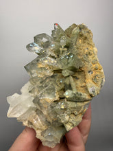 Load image into Gallery viewer, Chlorite-Included Quartz Cluster (Green Phantom Quartz) – Pakistan Mineral Specimen
