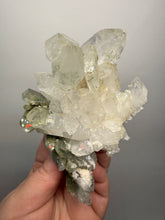Load image into Gallery viewer, Chlorite-Included Quartz Cluster (Green Phantom Quartz) – Pakistan Mineral Specimen
