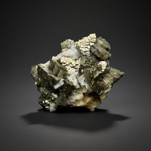 Load image into Gallery viewer, Marcasite, Pyrite &amp; Barite Cabinet Specimen | Bounhas Mine, Oumjrane, Morocco
