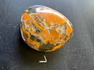 Bumblebee Jasper Agate Palm Stone from West Java, Indonesia • AAA High Grade