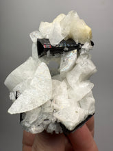 Load image into Gallery viewer, Dark Green Cap Stak Nala Tourmaline with Cleavelandite Matrix – Haramosh Mountains, Pakistan
