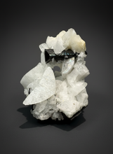 Load image into Gallery viewer, Dark Green Cap Stak Nala Tourmaline with Cleavelandite Matrix – Haramosh Mountains, Pakistan
