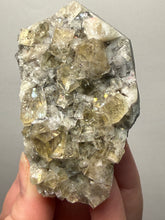 Load image into Gallery viewer, Yellow Fluorite on Quartz – Bull Vein | Lady Annabella Mine, Eastgate, Weardale, County Durham, England
