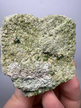 Load image into Gallery viewer, Gemmy Green Garnet on Matrix – Pakistan Collector Specimen
