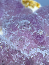 Load image into Gallery viewer, Etched Botryoidal Lavender Fluorite on Quartz Matrix  Collector Mineral Specimen — Hunan, China
