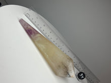 Load image into Gallery viewer, Dendrite Manganese and Iron Included Rainbow Fluorite Wand
