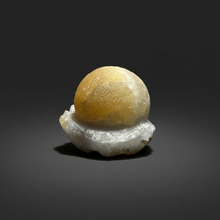 Load image into Gallery viewer, Rare Botryoidal Yellow Fluorite on Quartz Matrix  Collector Mineral Specimen – Maharashtra, India
