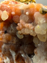 Load image into Gallery viewer, “Goblin Chalcedony” Pink &amp; Orange Druzy Botryoidal Stalactites— Tichka Massif, High Atlas, Morocco
