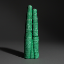 Load image into Gallery viewer, 4.9” High-Grade Malachite Stalactite “Cave” Formation | DR Congo | Mineral Collector Specimen | REPAIRED
