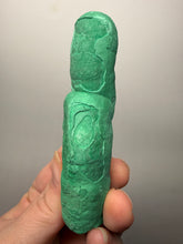 Load image into Gallery viewer, 3.7” Druzy Malachite &amp; Stalactite — Botryoidal Cave Formation | DR Congo  | Collector Mineral Specimen
