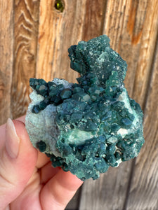 Gemmy Green Heulandite Zeolite • Maharashtra, India