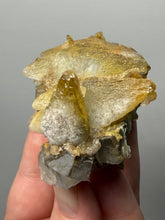 Load image into Gallery viewer, Isometric Fluorite &amp; Scalenohedral Calcite Specimen | Pakistan Mineral Collector Display Piece
