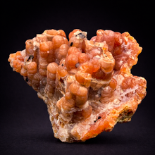 Load image into Gallery viewer, “Goblin Chalcedony” Pink &amp; Orange Druzy Botryoidal Stalactites— Tichka Massif, High Atlas, Morocco
