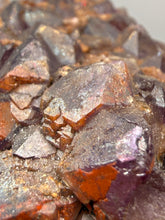 Load image into Gallery viewer, Premium Hematite-Phantom Deep Magenta Ametrine Cluster | Deccan Traps, India | Collector Mineral Specimen
