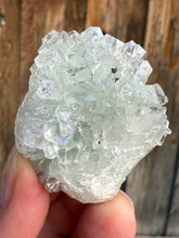 Load image into Gallery viewer, Light Mint Green Radial (Disco Ball) Apophyllite and Clear Heulandite • Maharashtra, India

