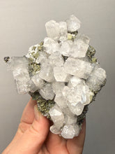 Load image into Gallery viewer, 4.5” New Find: Huanzala Mine Peru Sphalerite + Chalcopyrite + Apatite + Calcite + Quartz | Collector Display Specimen
