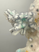 Load image into Gallery viewer, Blue-Green Chrysocolla in Botryoidal Chalcedony Cabinet Specimen | Indonesia
