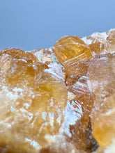 Load image into Gallery viewer, Hessonite Garnet Cluster on Matrix – Natural Collector Specimen from Pakistan | High-Grade Orange-Red Garnet Crystals
