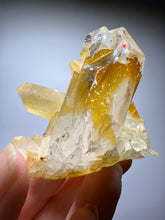 Load image into Gallery viewer, High Grade Golden Iron-Stained Himalayan Quartz Cluster | Rare Pakistan Mineral Specimen | Collector Display Crystal
