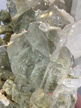 Load image into Gallery viewer, Chlorite-Included Quartz Cluster (Green Phantom Quartz) – Pakistan Mineral Specimen
