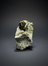 Load image into Gallery viewer, Gemmy Green Garnet on Matrix – Pakistan Collector Specimen
