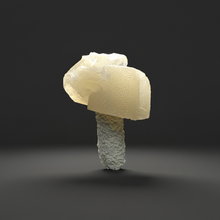 Load image into Gallery viewer, Rare Druzy Golden “Diamond” Calcite on Zeolite Matrix — Maharashtra, India | Collector Cabinet Specimen
