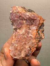 Load image into Gallery viewer, Natural Botryoidal Goethite on Amethyst Cluster | Collector Mineral Specimen | Morocco
